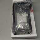 BesLowe Outdoor Wall Mount Light Fixture, Exterior Wall Lantern Waterproof, Black Outside Porch Sconce Lighting with Matte Black Finish & Glass Shade for House Garage Doorway Patio, E26 Socket (12.8" (1-Pack))