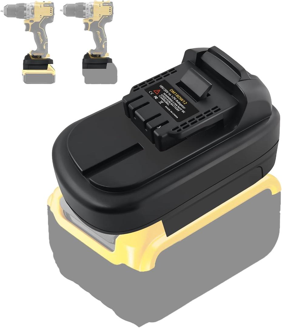 for Dewalt 20V to 12V MAX Battery Adapter, Convert for Dew 20V Battery to for Dewalt 12V DCB12V Battery Tools