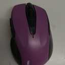 TECKNET Wireless Mouse, 2.4G Ergonomic Optical Mouse, Computer Mouse for Laptop, PC, Computer, Chromebook, Notebook, 6 Buttons, 24 Months Battery Life, 2600 DPI, 5 Adjustment Levels - Purple