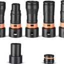 7-Piece Shop Vac Hose Adapter Kit for 1-1/4" Hose, Multi-Size Vacuum Hose Adapters 1-2/3", 1-1/3", 1.1", 0.9", 1-3/4", Universal Shop Vac Attachments & Vacuum Fittings for Sanders, Circular Saws