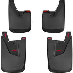Tecoom Custom Mud Flaps Splash Guards Fit for 2019-2023 Ram 2500/3500 Trucks with OEM Fender Flares(not Power Wagon), Black Front and Rear Mud Guard Set of 4