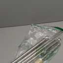 PHITRIC Flag Pole, Tangle Free Spinning Stainless Steel Rustproof Flagpole for 3x5 Sports Fan Outdoor Flags for Outside House (Silver, 5FT, Without Bracket)