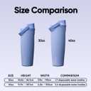 Owala FreeSip Sway Insulated Stainless Steel Water Bottle with Two-Way Spout, Built-In Straw and Bucket Handle, Made for Travel, School, and Sports, 30oz, BPA Free, Leak Proof, Out of the Blue