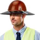 Hard Hat Visor Compatible with AFP Full Brim Hardhat ONLY, Hard Hat Sun Shade with Sun Protection and Glare Reduction, Hardhat Accessories for Men or Women Working Outside, Lightweight