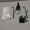 No-Drill Fireplace Stocking and Garland Hanger for Mantel 2-in-1 Adjustable Heavy Duty Christmas Hooks, Tool-Free Clip-On Design Holds Stockings Garland Securely for Indoor Outdoor Decor (3-black)