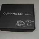 Cupping Kit for Massage Therapy Set with Pump 12 Massage Cups for Cellulite Reduction Muscle Back Pain Relief Physical Therapy