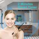 3 Pack Electric Toothbrush with 6 Modes, Rechargeable Toothbrushes with 12 Brush Head, Fast Charge 2 Min and 30s Timer Toothbrush