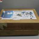 DMI FSA/HSA Eligible 360 Max Comfort Swivel Shower Chair for Elderly and Disabled, Extra-Wide 360lb Capacity Tub Transfer Bench, Non-Slip & Padded Arms, Adjustable Back Scrubber Included