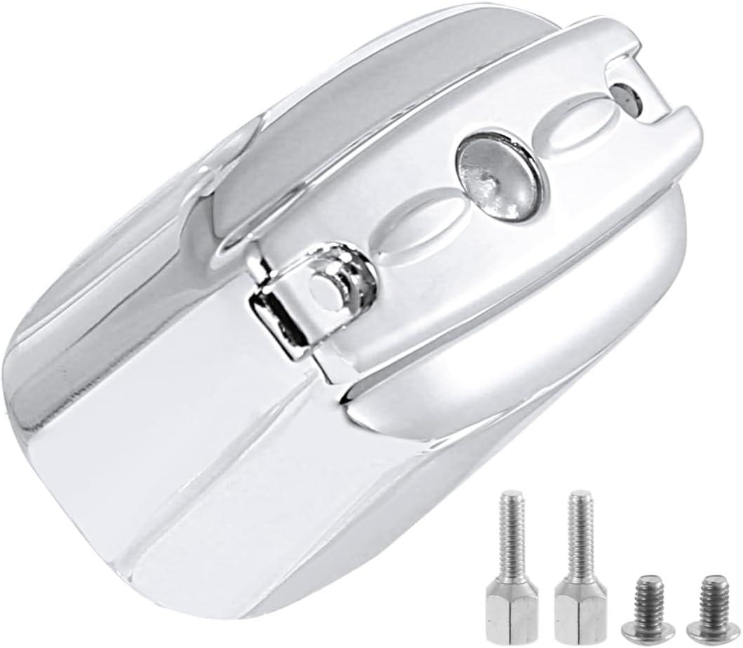 Chrome Aluminum Rear Brake Master Cylinder Cover For Harley 2000-2017 Softail