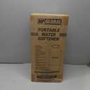 RV Water Softener Portable - 16,000 Grain, 3/4" GHT Fittings, Convenient Water Softener for RVs, Trailers, Boats, Mobile Car Washing, Pressure Washing (Orange)