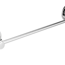 Extendable 17-28 inch Suction Cup Towel Bar,Bath Shower Towel Holder Shower Door Adhesive Towel Bar Suction Towel Rack (Suction Cup, Chrome)