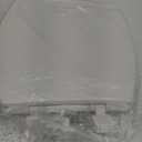 Toilet seat Elongated with Slow Close Hinges, Four Bumpers Never Loosen and Easily Remove, Two Sets of Parts, Plastic, White