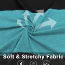 VISLILY Womens-Plus-Size-Summer-Tops Trendy Color Block T Shirts Casual Crewneck Cute Short Sleeve Blouses Tunics Tees XL-5XL (XXXL)