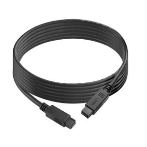 FireWire 800 Cable,Firewire IEEE 1394b 9 Pin to 9 Pin Male to Male Cable for Printer, PC, Scanner, Camcorder (6ft)