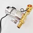 100W 110V Water Pressure Booster Pump 15 PSI Household Automatic Home Booster Pump with Water Flow Switch for Home Kitchen Bathroom Irrigation