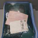 Smoofy Fluffy King Size Comforter Set, Faux Fur Comforter Set, Luxury Fuzzy King Bedding Set, Soft Shaggy Bed Set for All Season, 3 Pieces - 1 Comforter & 2 Pillowcases, Dark Green