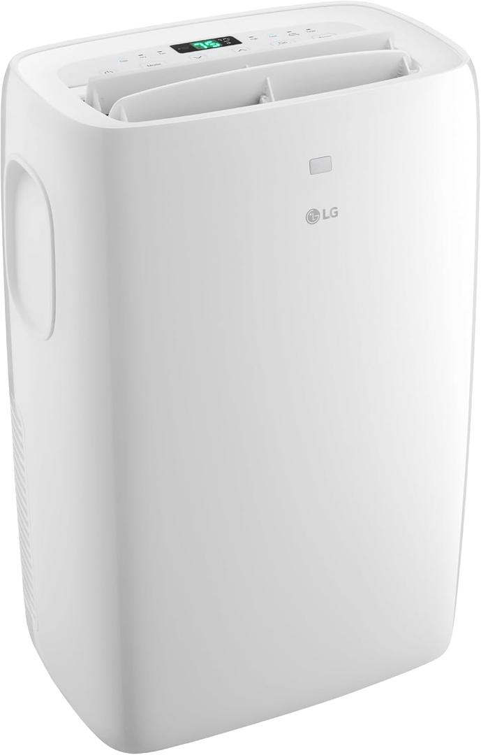 LG 7,000 BTU Portable Air Conditioner, 115V, Cools 300 Sq.Ft. (12' x 25' Room Size), Portable Air Conditioner for Home with Quiet Operation, LCD Remote Control, and Window Installation Kit, White (Up to 350 Sq. Ft.)