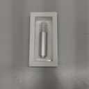 AQUA STAMP 2-in-1 Titanium Derma Stamp | 0.25mm Gold Micro Needles | Manual Microneedling Tool for Face Lips Scalp Care | Portable Serum Applicator with Storage Tube (Silver)