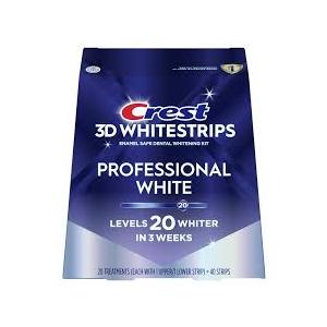 Crest 3D Whitestrips Professional Effects – Teeth Whitening Kit, 22 Treatments (20 + 2 Bonus), Each with 1 Upper/1Lower, 44 Strips – Crest 3DWhite Teeth Whitening Strips
