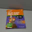 Uinkit 37lb Thin Flyer Paper Glossy 8.5x11 Inkjet 100 Sheets Single Side DIY Chip Bag 135gsm Printer Picture for Inkjet Printer with Dye Ink Letter size A4 Brochure (8.5X11X100)