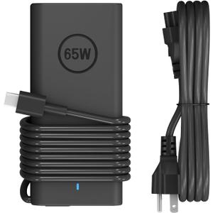 65W 45W Dell Laptop Charger USB C for Latitude 5420 5520 5320 5430 5290 7410 7420 XPS 13 9250 9360 9365 9370 9380 9350 9550 Chromebook 5190 Type C AC Adapter