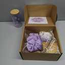 Birthday Gifts For Women, Teen Girl, Her, Happy Birthday Gift Box For Girl, Women, Sister, Daughter, Friends, Cute Daisy Aesthetic Glass Cups Gift Set 7pcs (Purple)