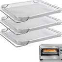 Breville Smart Oven Air Fryer Pro Mesh Basket, 3 Stainless Steel Baskets (16.5"11.8"1.2")