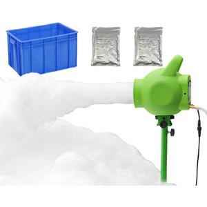LANGXUN 800W Foam Jet Cannon Machine, Water Toys for Kids - New Bubble Maker with Foam Particle and Water Tank, Perfect for Adults Birthdays, Celebrations, Backyard Summer Pool Party Events