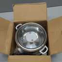 AROMA Select Stainless Rice Cooker, 3-Cup (Uncooked) / 6-Cup (Cooked), Stainless Steel Inner Pot, Small Rice Cooker, Auto Keep Warm, 1.2 Qt, White, ARC-753SG