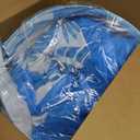 Pool Lounge Float with Canopy UPF50+,Extra Large Pool Floats for Adults Heavy Duty,Inflatable Lounger Float with Cup Holder & Backrest,Footrest (Blue)