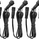 5 Pcs 2 Pin Extension Cable for Single-Color Decking Lights,1M/3.28Ft Extension Cord with Male and Female, 2 pin Connectors at Both Ends for Monochrome LED Deck Lights