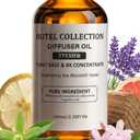 Hotel Diffuser Oil Inspired by Marrio.tt  Fragrance & Essential Oil Blend for Waterless & Cold Air Diffusers  Citrus, Vanilla, Cedar  Long-Lasting Aroma  Aromatherapy  3.38 Fl Oz Glass Bottle