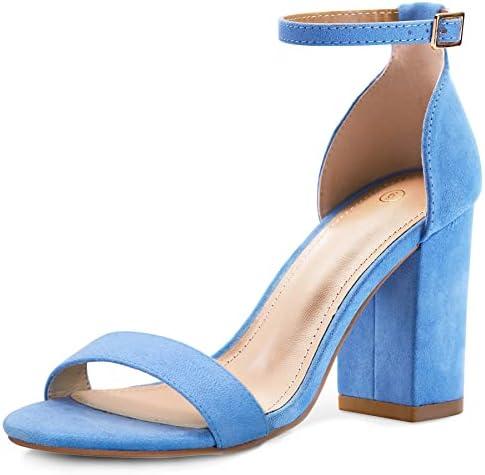 COASIS Women's Chunky Block Heels Open Toe Ankle Strap 3.5 Inch Heeled Sandals, 10 COASIS Women's Chunky Block Heels Open Toe Ankle Strap 3.5 Inch Heeled Sandals, 10