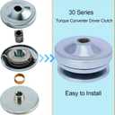 Predator 212 Torque Converter Kit, Torque Converter for Predator 212, 30 Series Torque Converter Kit for 6.5 HP Go Kart/Mini Bike Torque Converter 3/4