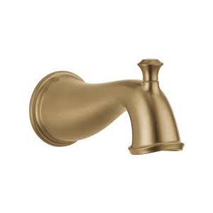 Faucet  Tub Spout - Pull-Up Diverter, Champagne Bronze