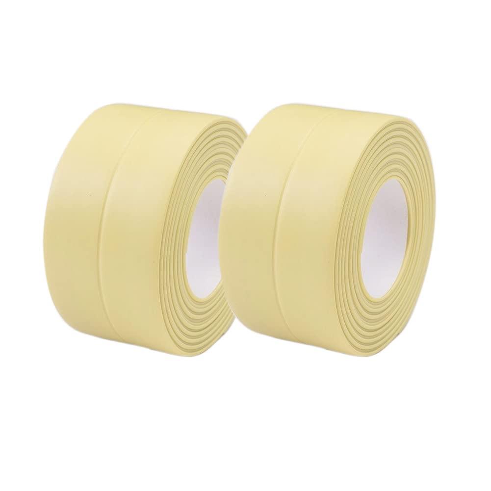 Caulk Strip Waterproof and Oil-Proof Caulking Sealing Tape for Cooktop for Sink Toilet Bathroom Wall Edge Bathtub Self Adhesive Caulk Strip Tape (Beige) Caulk Strip Waterproof and Oil-Proof Caulking Sealing Tape for Cooktop for Sink Toilet Bathroom Wall Edge Bathtub Self Adhesive Caulk Strip Tape (Beige)