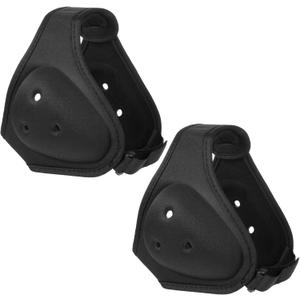 Jerify 2 Pcs Wrestling Headgear for Kids Youth Soft Grappling Headgear Wrestling Adjustable Ear Guard Protective(Black)