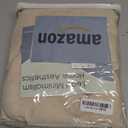 Linen Couch Cushion Covers, Sofa Cover Sofa Furniture Protector Slipcover with Bottom Tie rope, Soft Non-Slip Non-Wrinkle Non-Sticky Suitable for Chair Bench Settee Seat Loveseat Champagne 2 Pieces