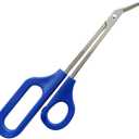 JJHREI 8 Inch Long Handle Toenail Scissors for Thick Nails & Easy Reach Long Handled Toe Nail Clippers for Seniors Women Men