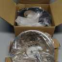 CAROTE Non Stick Frying Pan Skillet, Nonstick Granite Fry Pan with Glass Lid, Egg Pan Omelet Pans, Stone Cookware Chef's Pan, PFOA Free (Classic Granite, 10-Inch)