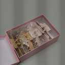 Mesovor 4 Pack Silicone Flexible Hair Claw Clips, Nonslip Large Bendable Claw Clip | Soft Hair Grip Hairclips for Thin and Thick (Dark Khaki, Light Khaki)