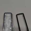 PIUGILH Rear Bumper Heavy Duty Trailer Hitch Tow Hook Hole Decoration Cover Frame for Land Rover Defender 90 110 130 2020-2023 (Black)