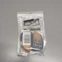 For Chevy Key Fob Cover Accessories- Matte TPU Key Fob Cover with Leather Keychain for Equinox Malibu Camaro Cruze Blazer Traverse Trax and More. (Champagne Gold, 4-Buttons)