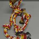 Fejapa Extra Large Dog Rope Toys for Aggressive Chewers - Tug of War, Interactive, Heavy Duty, Outdoor, Medium to Large Breed Dog Chew Rope with Handle (yellow)