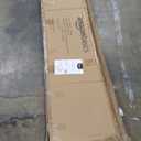 Amazon Basics Full-Size Ironing Board - 4-Leg Fold-Up, Chevron Removable Cover, 60"L x 14"W x 38"H