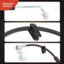 A-Premium Front Driver Brake Hydraulic Hose Compatible with Ford and Lincoln Models - F-150 1999-2003, F-150 Heritage 2004, F-250 1999, Expedition/Navigator 1999-2002, 4WD Model Only