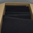 Black Foam Sheets Padding Insulation Rubber Anti Vibration Anti Slip Pad for Craft Furniture(8 Pcs, 12L x 12W x 2H Inch)