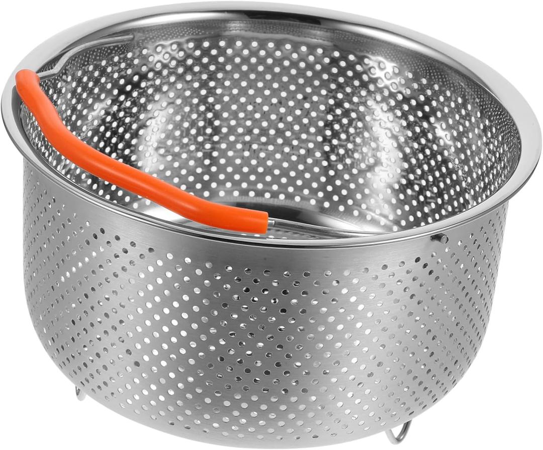 Homoyoyo Steamer Basket for Rice Cooker Multi Function Stainless Steel Steaming Rack Capacity for Dumplings Homoyoyo Steamer Basket for Rice Cooker Multi Function Stainless Steel Steaming Rack Capacity for Dumplings