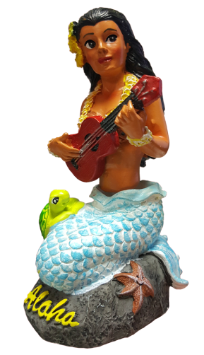 KC Hawaii Napua Mermaid Dashboard Doll 4" x 2"