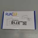 Ruacq Toilet Paper Holder Brushed Nickel Double Post Pivoting Square Tissue Holders Roll Holder Hangers Toilet Paper Stand Stainless Steel and Zinc Alloy Modern Wall Mounted